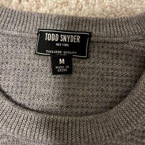 Todd Snyder Men's Gray Sweater